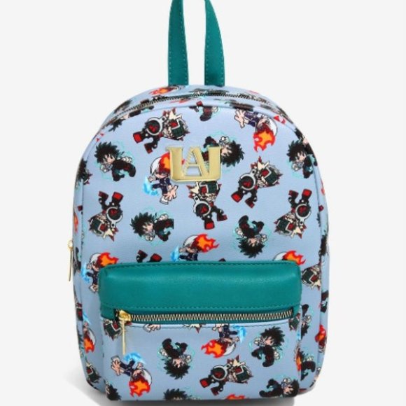 My Hero Academia Chibi Character Mini Backpack NWT - Picture 1 of 9